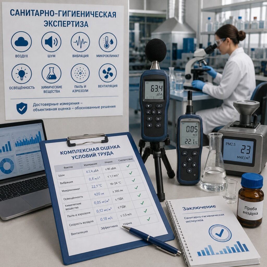 Измерения для санитарно-гигиенической экспертизы